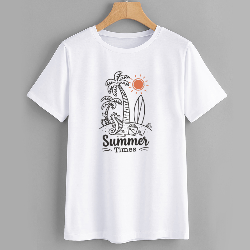 Tropical Summer Times Graphic T-Shirt
