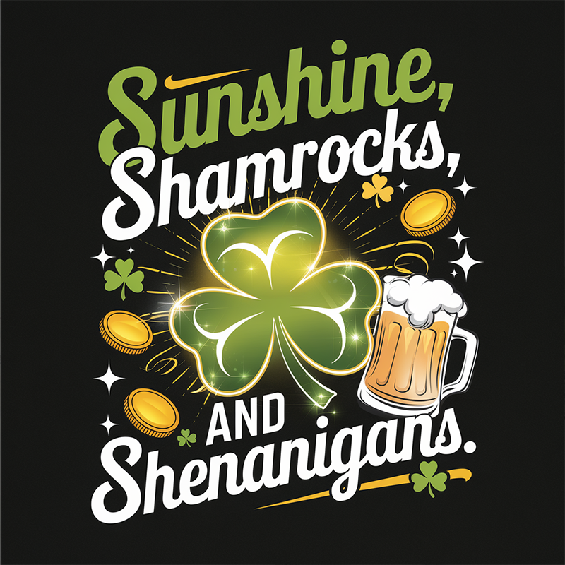 St. Patrick's Day Shamrock T-Shirt