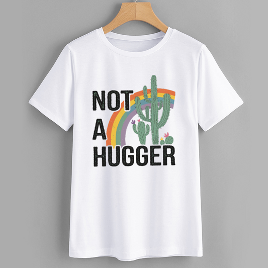 Cactus Not A Hugger Graphic T-Shirt