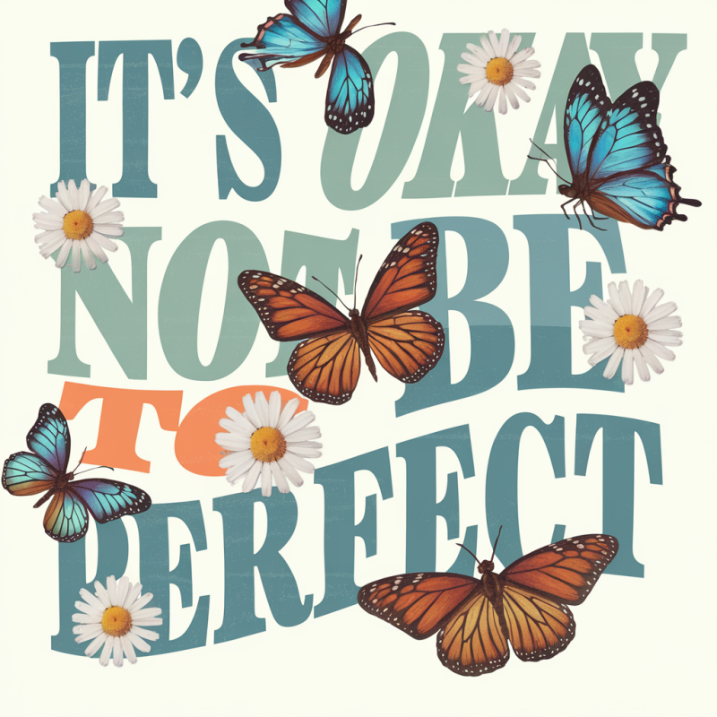 Butterfly Inspirational Quote Graphic T-Shirt