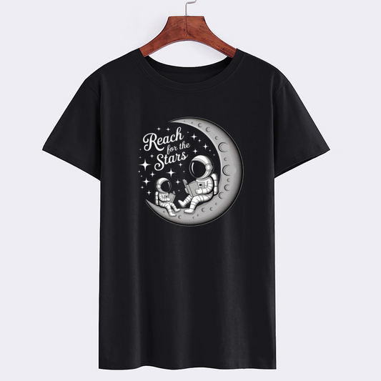 Reach for the Stars Astronaut Graphic T-Shirt