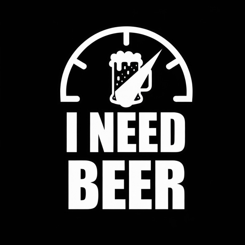 I Need Beer Funny Graphic T-Shirt