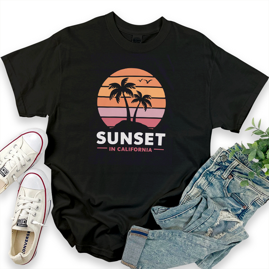 Casual Vacation Print T-Shirt