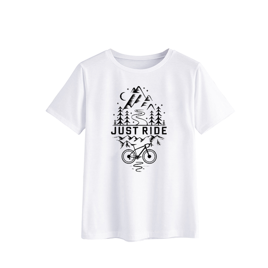 Men's Just Ride Bicycle Graphic T-Shirt