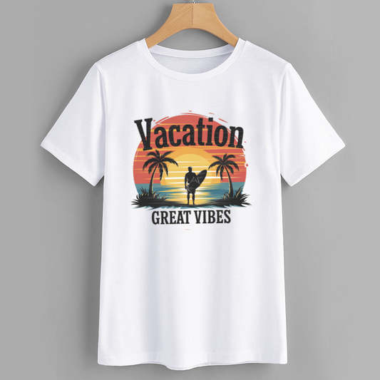 Vacation Great Vibes Graphic T-Shirt