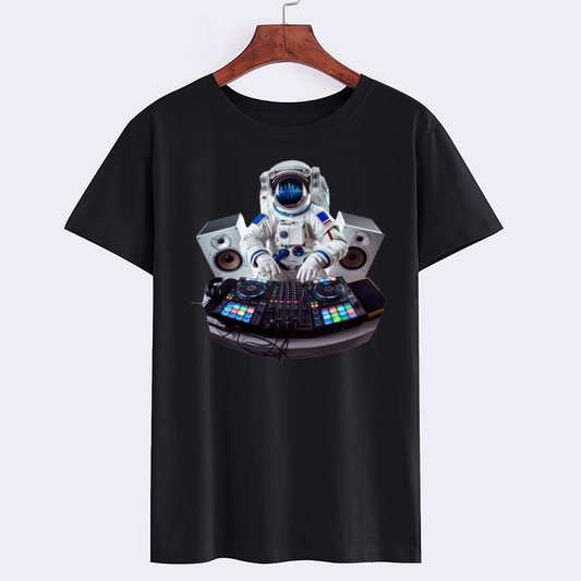 Astronaut DJ Graphic T-Shirt