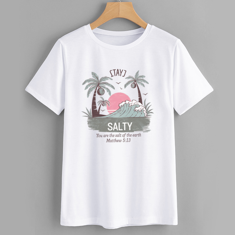 Salty Beach Graphic T-Shirt - Matthew 5:13
