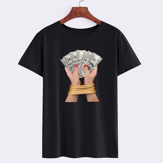 Cash in Hand Graphic Tee - Unique Money Design T-Shirt