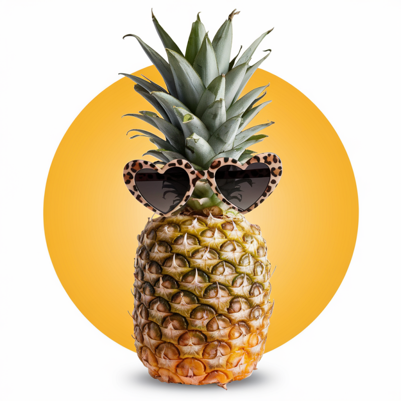 Funny Pineapple Graphic T-Shirt