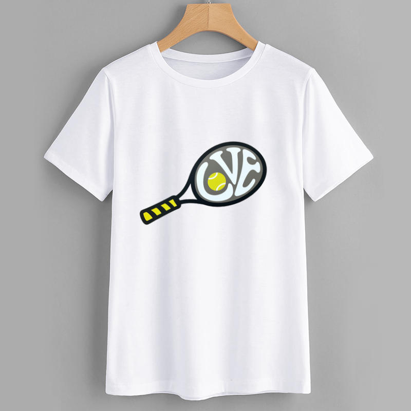 Tennis Love Graphic T-Shirt for Sports Enthusiasts