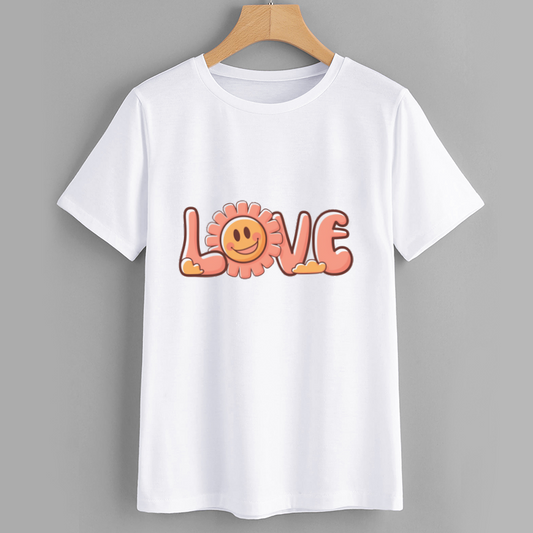 Cute Smiley Love Graphic T-Shirt