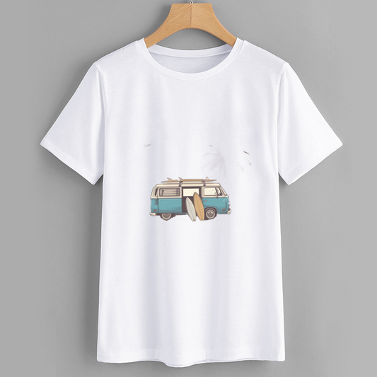Vintage Surf Van Graphic T-shirt