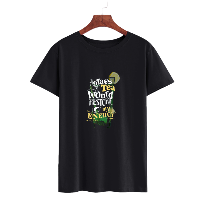 Funny Energy Restoring Tea Graphic T-Shirt