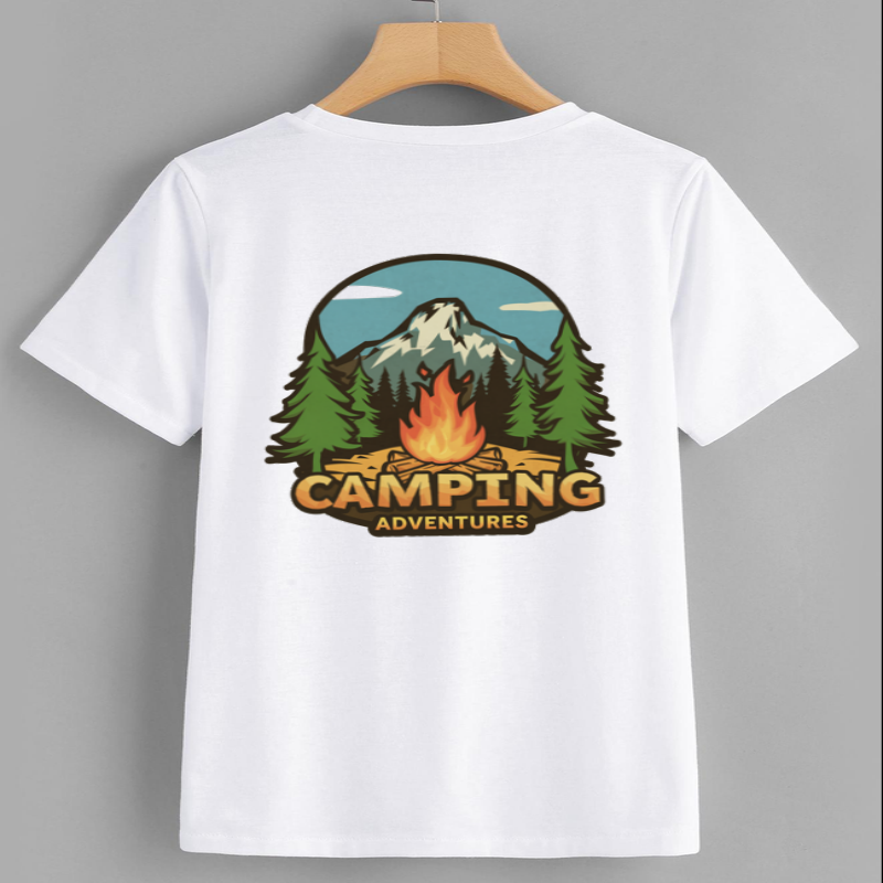 Camping Adventures Graphic T-Shirt