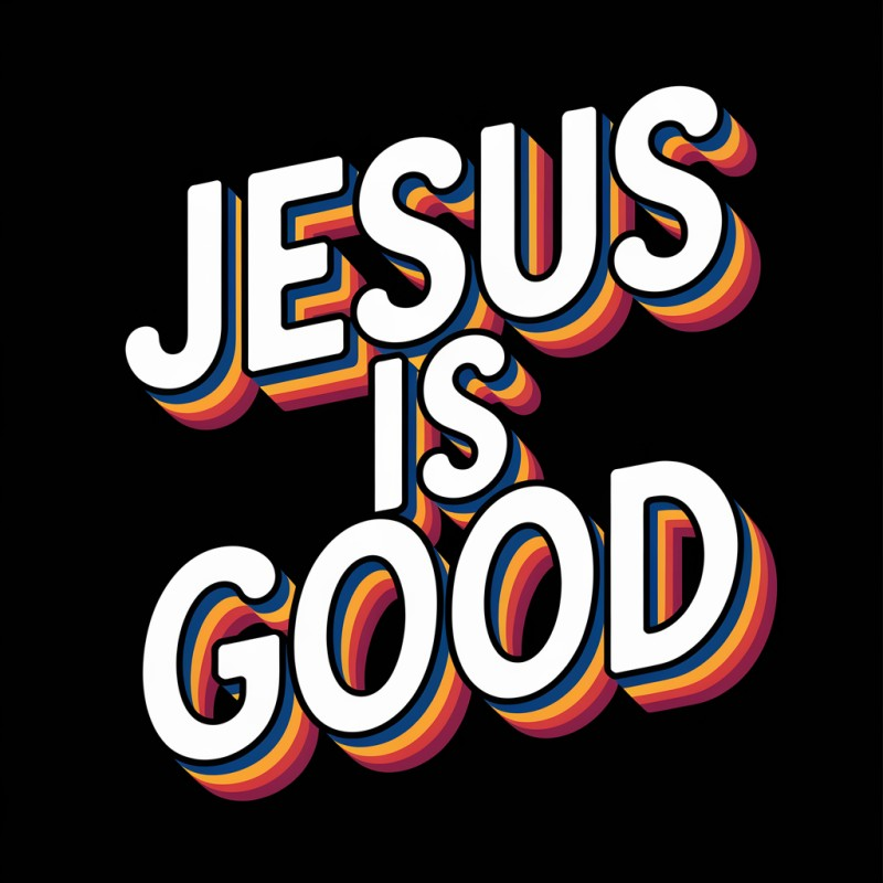 Vintage Jesus Is Good Graphic T-Shirt