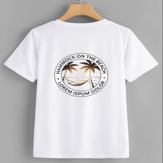 Hammock on the Beach Graphic T-Shirt