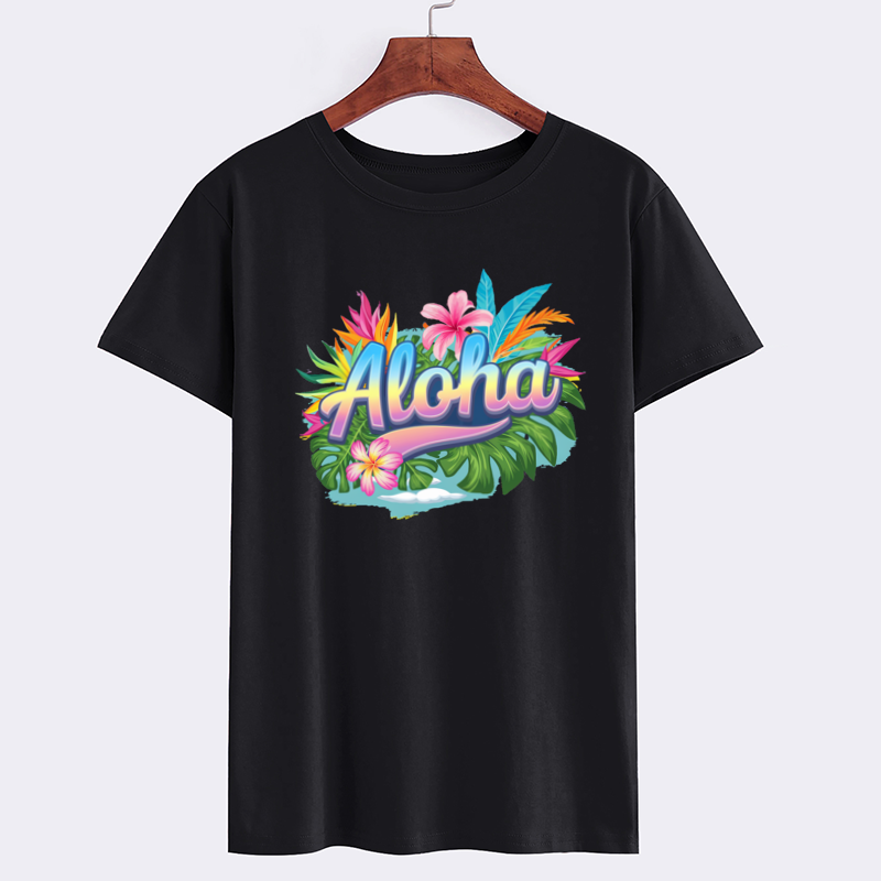 Aloha Tropical Graphic T-Shirt