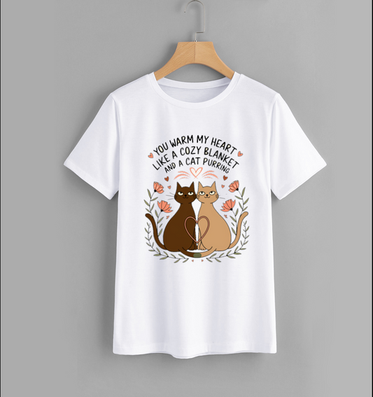 You Warm My Heart Cat Lovers T-Shirt