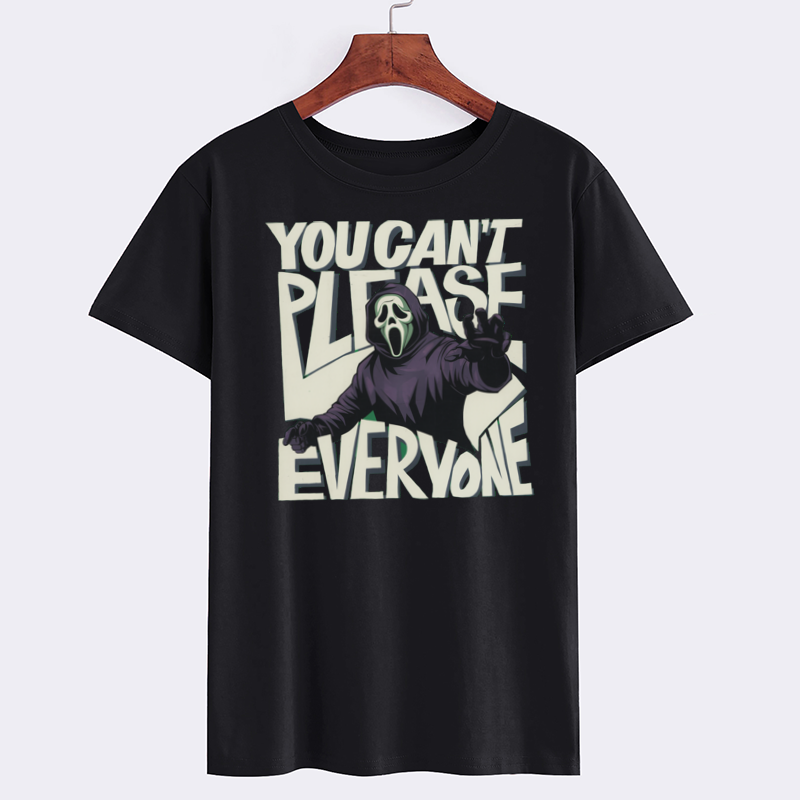 Scream Mask Graphic T-Shirt - You Can't Please Everyone