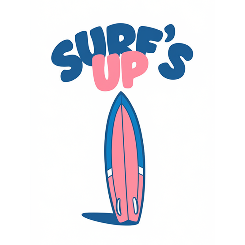 Surf's Up Graphic T-Shirt for Summer Fun