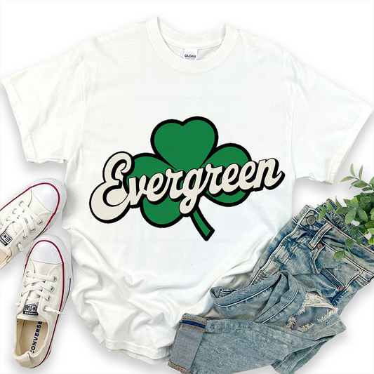 St. Patrick's Day Evergreen Patterned T-Shirt