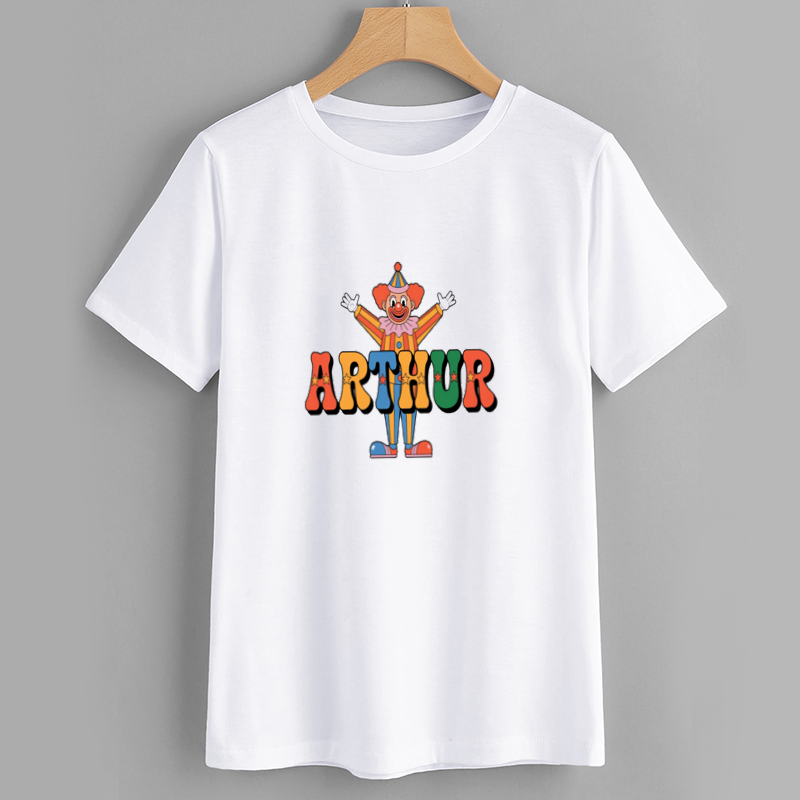 Arthur Clown Graphic T-Shirt for Kids