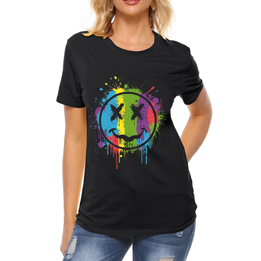 Smiley Face Pattern Top