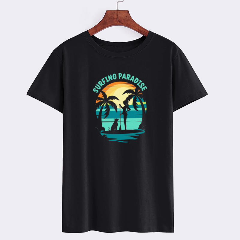 Surfing Paradise Graphic T-Shirt
