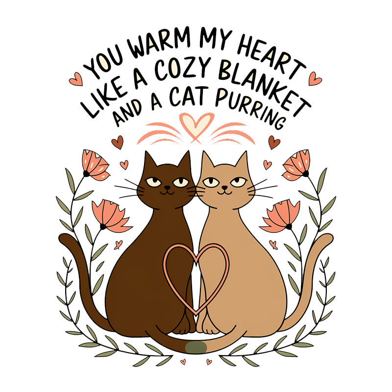 You Warm My Heart Cat Lovers T-Shirt