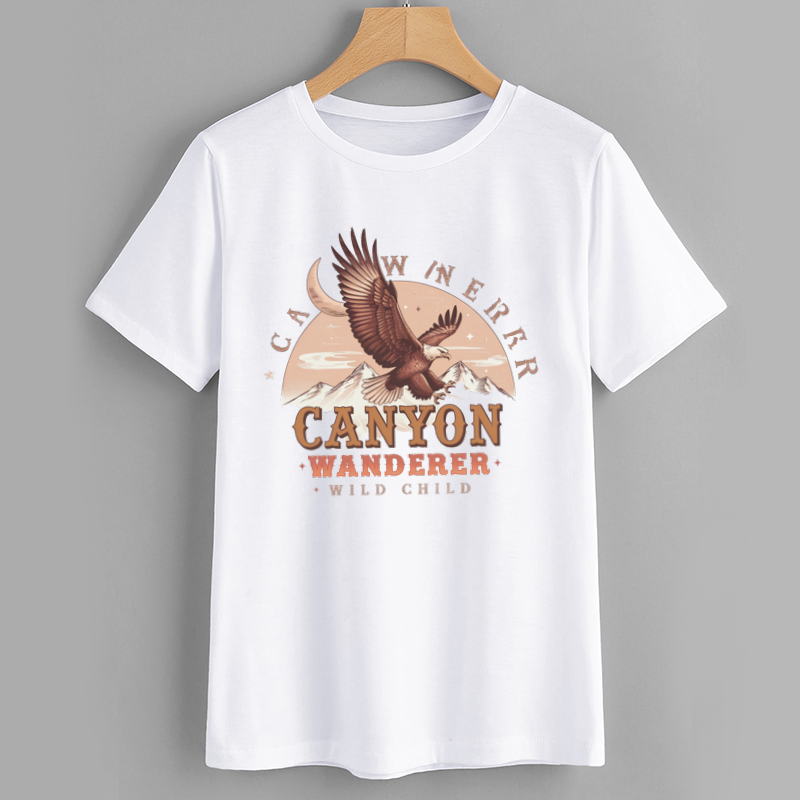 Canyon Wanderer Eagle Graphic T-Shirt