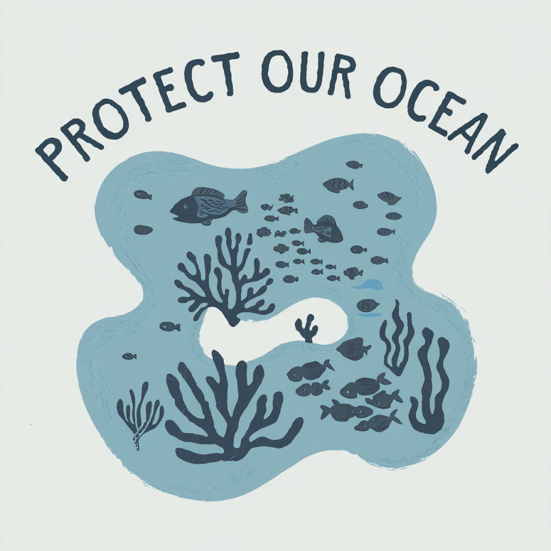 Protect Our Ocean Graphic T-Shirt