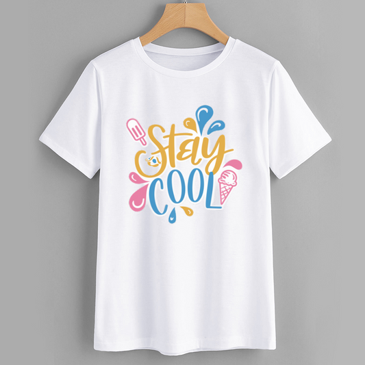Stay Cool Ice Cream Graphic T-Shirt