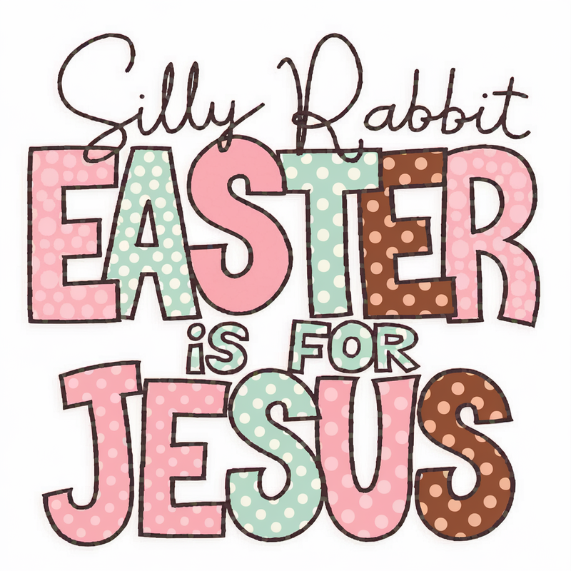 Silly Rabbit Easter is for Jesus T-Shirt
