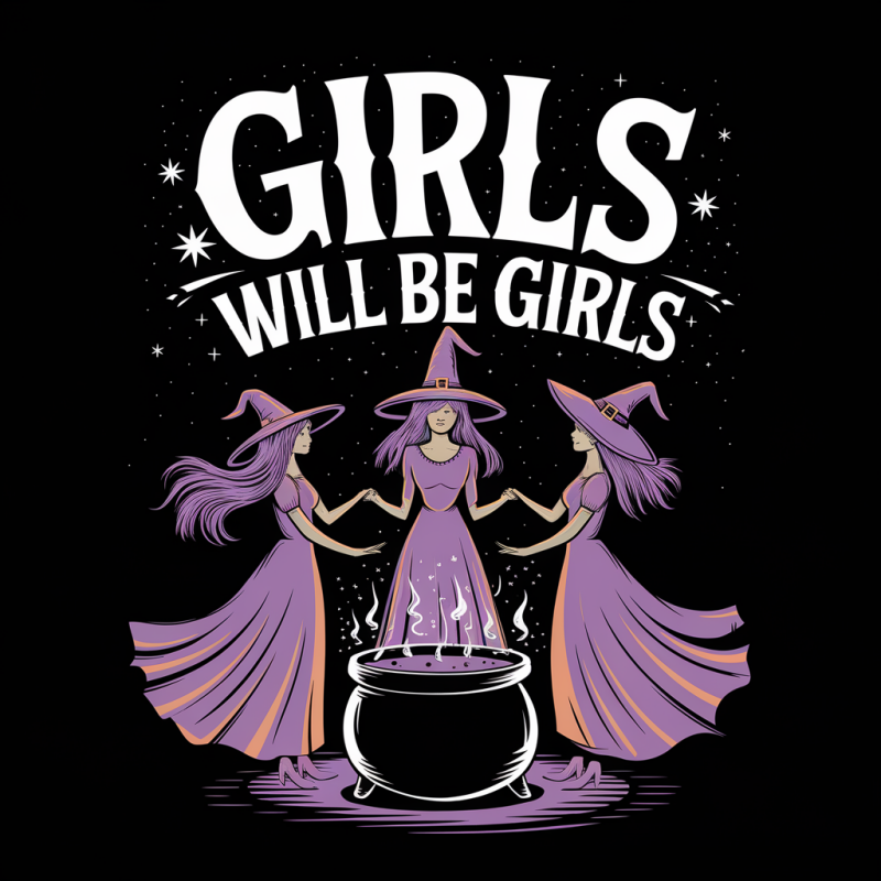 Witchy Girls Graphic T-Shirt
