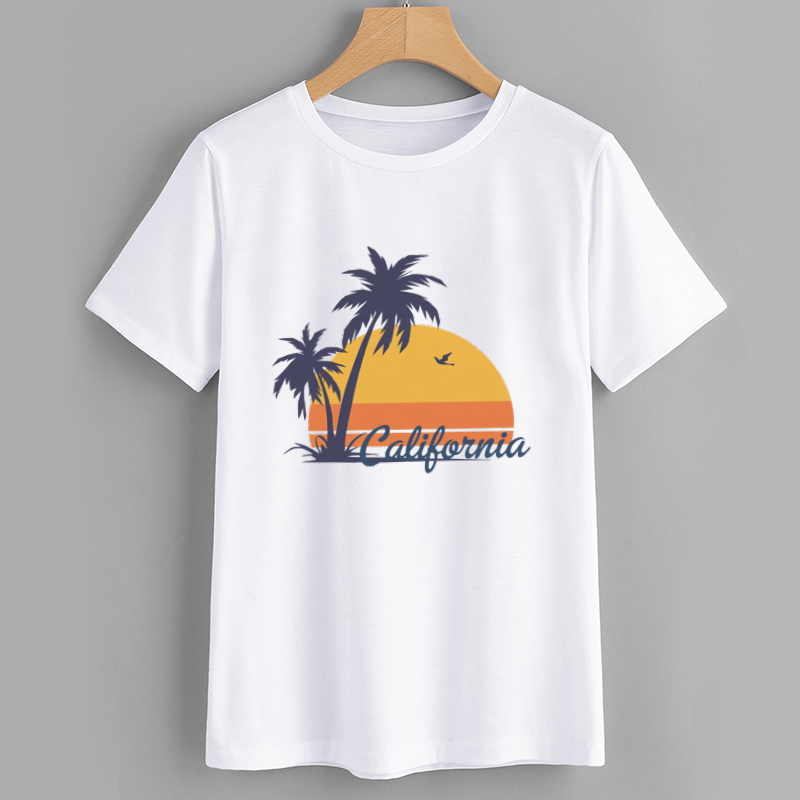 California Sunset Graphic T-Shirt
