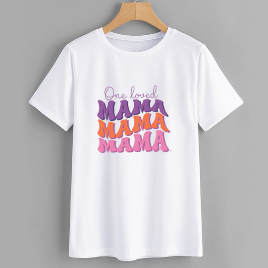 Cozy Cotton Mama Graphic T-Shirt