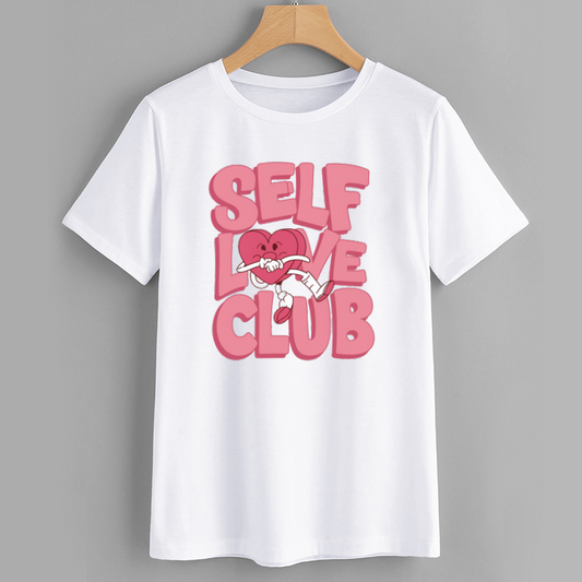 Self Love Club Graphic Cotton T-Shirt