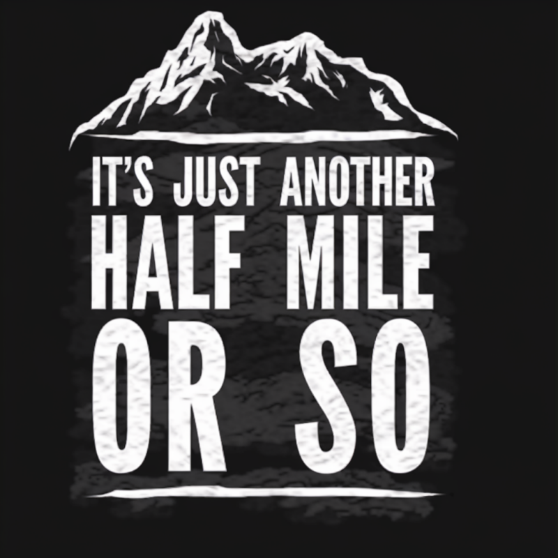 Mountain Graphic Funny Hiking T-Shirt