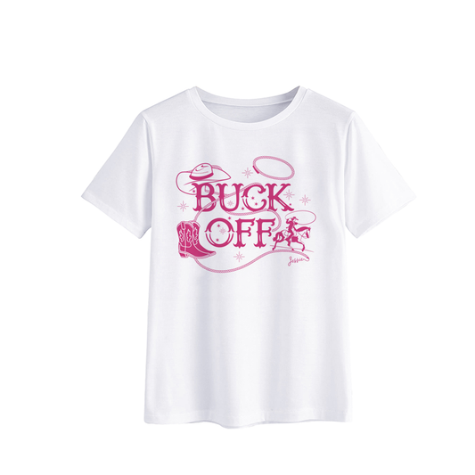 BUCK OFF Cowboy Graphic T-Shirt
