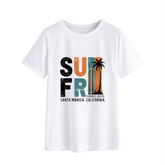 Santa Monica Surf Graphic T-Shirt