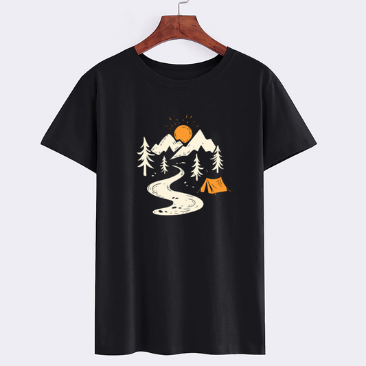 Camping Adventure Graphic T-Shirt