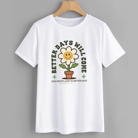SunnySmile Cotton T-Shirt Graphic Tee