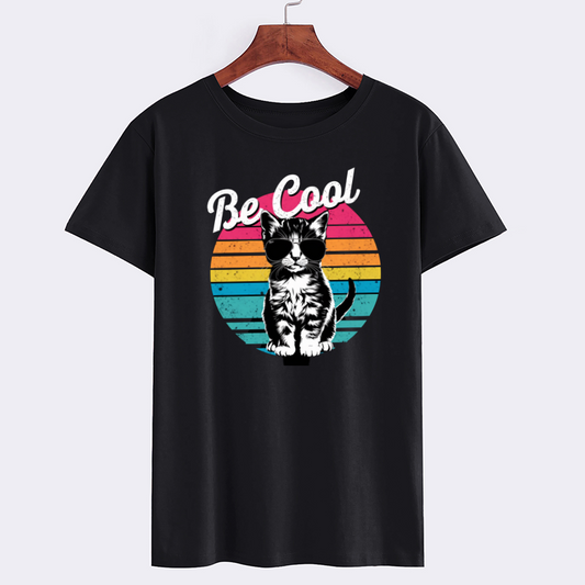 Cool Cat Graphic T-Shirt for Cat Lovers