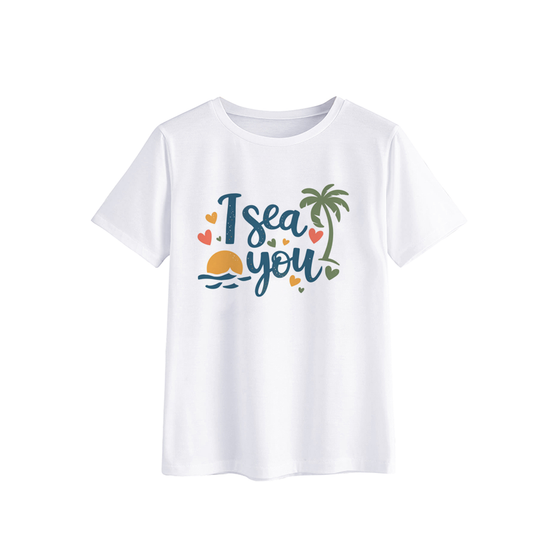 I Sea You Graphic Tee - Fun Summer Shirt