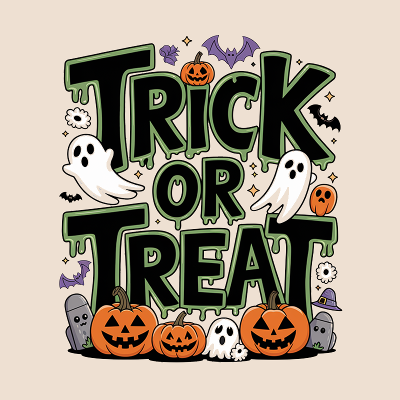 Halloween Pattern Top