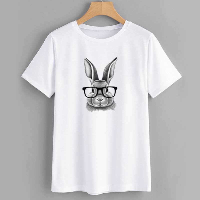 Cool Rabbit Graphic T-Shirt
