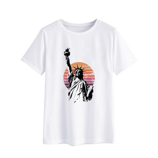 Vintage Statue of Liberty Graphic T-Shirt