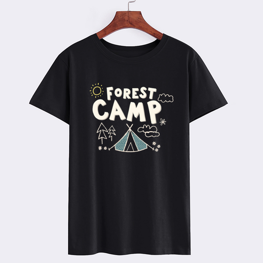 Forest Camp Graphic T-Shirt for Outdoor Enthusiasts