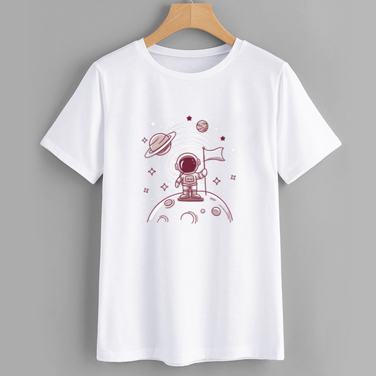 Cosmic Astronaut Cotton T-Shirt