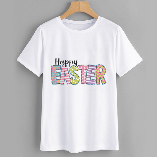 Happy Easter Graphic T-Shirt for Kids
